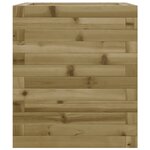 vidaXL Jardinière 40x40x46 cm bois de pin imprégné