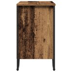 vidaXL Meuble de lavabo Vieux bois 60x35x50 cm en bois reconstitué