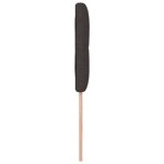 vidaXL Tête de lit avec tête de lit Marron foncé 90 cm tissu