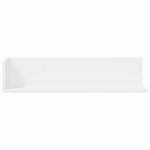 vidaXL Étagères murales 2 Pièces blanc 75x16 5x16 5 cm bois d'ingénierie