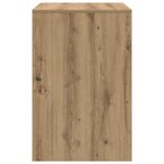 vidaXL Bureau chêne artisanal 70 x 50 x 76 cm Bois d'ingénierie