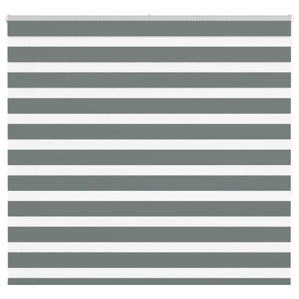 vidaXL Store zèbre gris foncé largeur du tissu 150 9 cm polyester