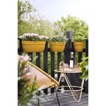 Balconnière Vibia Campana Easy Hanger Large - 7 5 L - 46 x 24 x 26 5 cm - Jaune miel