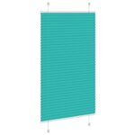 vidaXL Store plissé vert pétrole 70x150 cm largeur du tissu 69 4 cm
