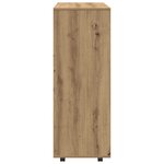 vidaXL Garde-robe chêne artisanal 80x40x110 cm bois d'ingénierie