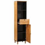 vidaXL Cabinet de salle de bain Marron clair 38 x 33.5 x 160 cm