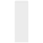 vidaXL Buffet avec tiroir Blanc 25 5 x 22 x 69 5 cm