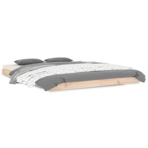 vidaXL Cadre de lit sans matelas 140x190 cm bois de pin massif