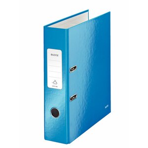 Classeur à levier WOW 180° A4  plastifié, Dos 80 mm Capacité 600 feuilles - Bleu
