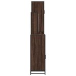 vidaXL Ensemble de meubles de salle de bain 4 Pièces chêne marron