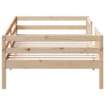vidaXL Cadre de lit sans matelas 80x200 cm bois massif de pin