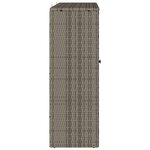 Armoire de rangement vidaXL Grise 100x36x102 cm Rattan