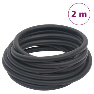 vidaXL Tuyau d'air hybride noir 0 6" 2 m caoutchouc et PVC