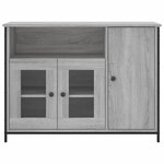 vidaXL Buffet sonoma gris 100x35x75 cm bois d'ingénierie