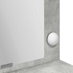 vidaXL Coiffeuse Gris béton 100 x 41 x 135 cm Bois d'ingénierie