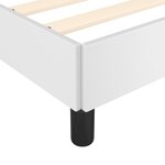 vidaXL Cadre de lit sans matelas blanc 120x200 cm similicuir