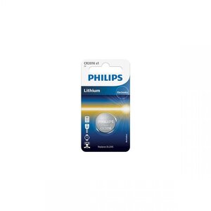 Button batteries Philips CR2016/01B (Li-Ion) PHILIPS
