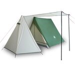 vidaXL Tente de camping 3 personnes vert imperméable