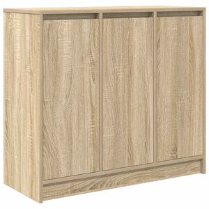 vidaXL Buffet chêne sonoma 85x34x76 cm bois d'ingénierie