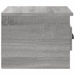 vidaXL Table de chevet murale sonoma gris 41 5x36x28 cm
