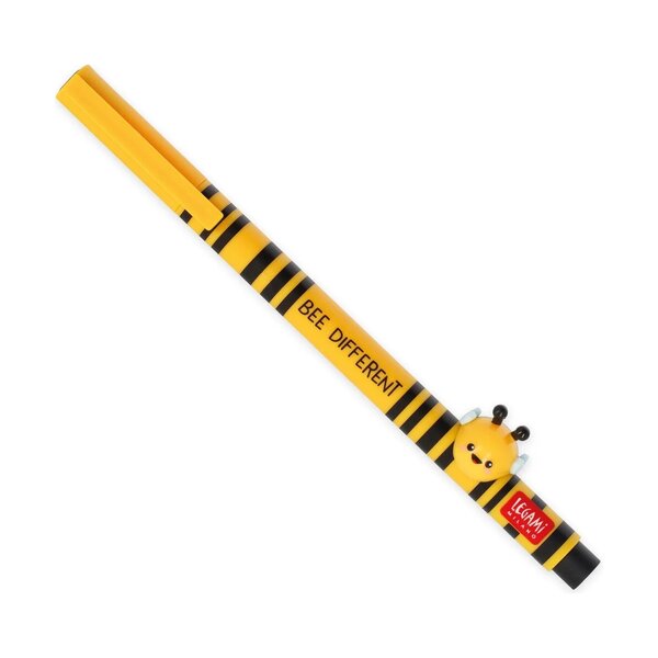 Legami CPP0012 - Stylo à encre gel avec animal décoratif Bee Bee Different - Lovely Friends