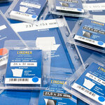 Bandes simple soudure 210 x 25 mm pour timbres-poste. Fond - Transparent