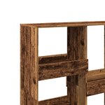 vidaXL Cloison de séparation vieux bois bois d'ingénierie