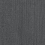 vidaXL Meuble TV Gris 104x33x41 cm Bois de pin massif