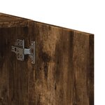 vidaXL Armoire de classement chêne fumé bois d'ingénierie