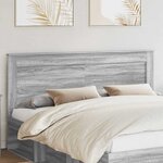 vidaXL Tête de lit Gris Sonoma 200 cm Bois d'ingénierie