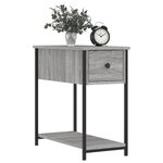 vidaXL Tables de chevet 2 Pièces sonoma gris 30x60x60cm bois d'ingénierie