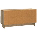 vidaXL Meuble TV 102 x 34 5 x 50 cm Chêne artisanal Bois d'ingénierie