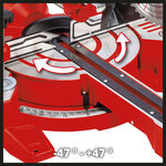 Einhell scie à onglet coulissante tc-sm 216 1500 w