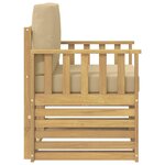vidaXL 2 Pièce Ensemble de canapés d'extérieur Polyester