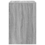 vidaXL Bureau Sonoma gris 60 x 50 x 76 cm Bois d'ingénierie