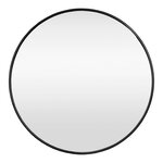 Miroir mural diamètre 60 cm cadre en aluminium noir 03_0007935