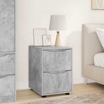 vidaXL Armoire de rangement Gris béton 40 x 48 x 57 cm