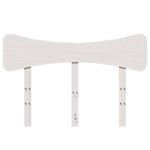 vidaXL Tête de lit blanc 120 cm bois massif de pin
