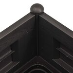 vidaXL Lit surélevé de jardin PP Anthracite 100x43x35 cm