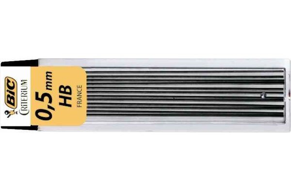 Etui de 12 Mines CRITERIUM HB 0 5 mm BIC