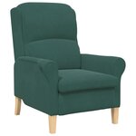 vidaXL fauteuil Vert foncé 76 x 94 x 102 cm Velours