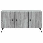 vidaXL Meuble TV Sonoma gris 99 x 34 5 x 50 cm Bois d'ingénierie