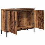 vidaXL Armoire lavabo vieux bois 80x30x60 cm bois d'ingénierie