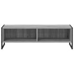 vidaXL Meuble TV Gris Sonoma 100 x 36 5 x 30 5 cm Bois d'ingénierie