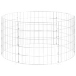 vidaXL Composteur de jardin Ø100x50 cm Acier galvanisé