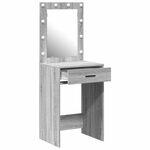 vidaXL Coiffeuse Gris Sonoma 50 x 41 x 135 cm Bois d'ingénierie