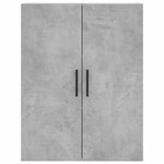 vidaXL Armoires murales 2 Pièces gris béton 69 5x34x90 cm