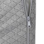 vidaXL Coussin pour les jambes Uni Gris 60 x 50 x 30 cm