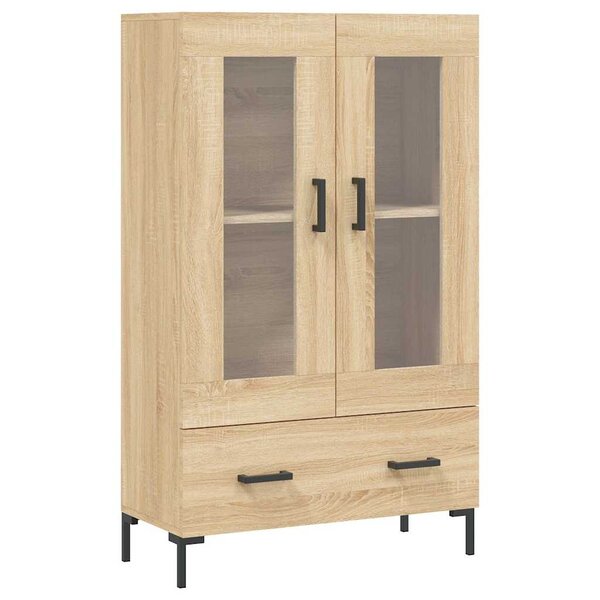 vidaXL Buffet haut chêne sonoma 69 5x31x115 cm bois d'ingénierie