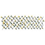 vidaXL Treillis de lierre artificiel extensible 5 Pièces jaune 180x60 cm